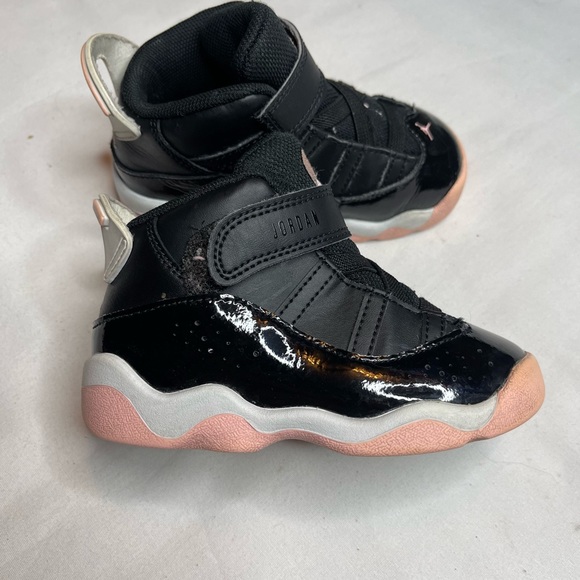 air jordan 6 rings pink and black